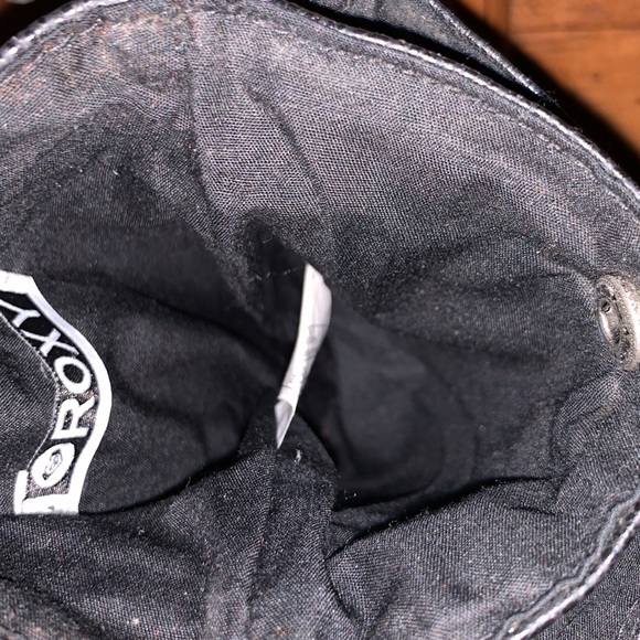 Roxy Mini Black Pleather Messenger Gameday Tote Purse - Picture 7 of 9